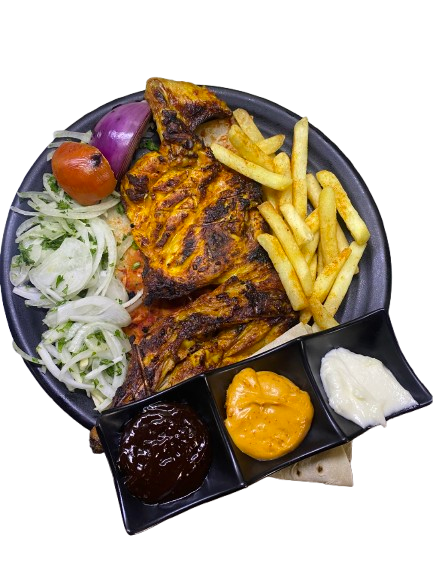 Half Grilled Chicken